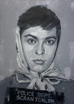 Mugshot exhibition portrait oil painting Oliver Winconek
