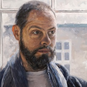 A commissioned oil painted portrait by uk artist Oliver Winconek