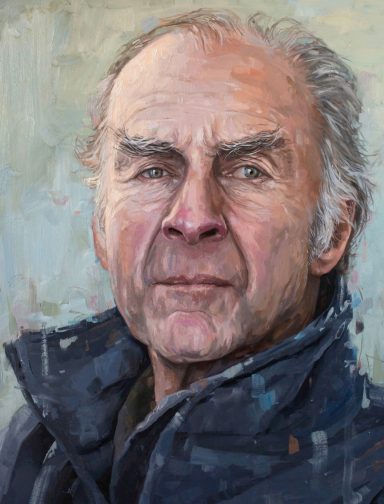 Sir Ranulph Fiennes Oil painting of Sir Ranulph Fiennes painted by Oliver Winconek.